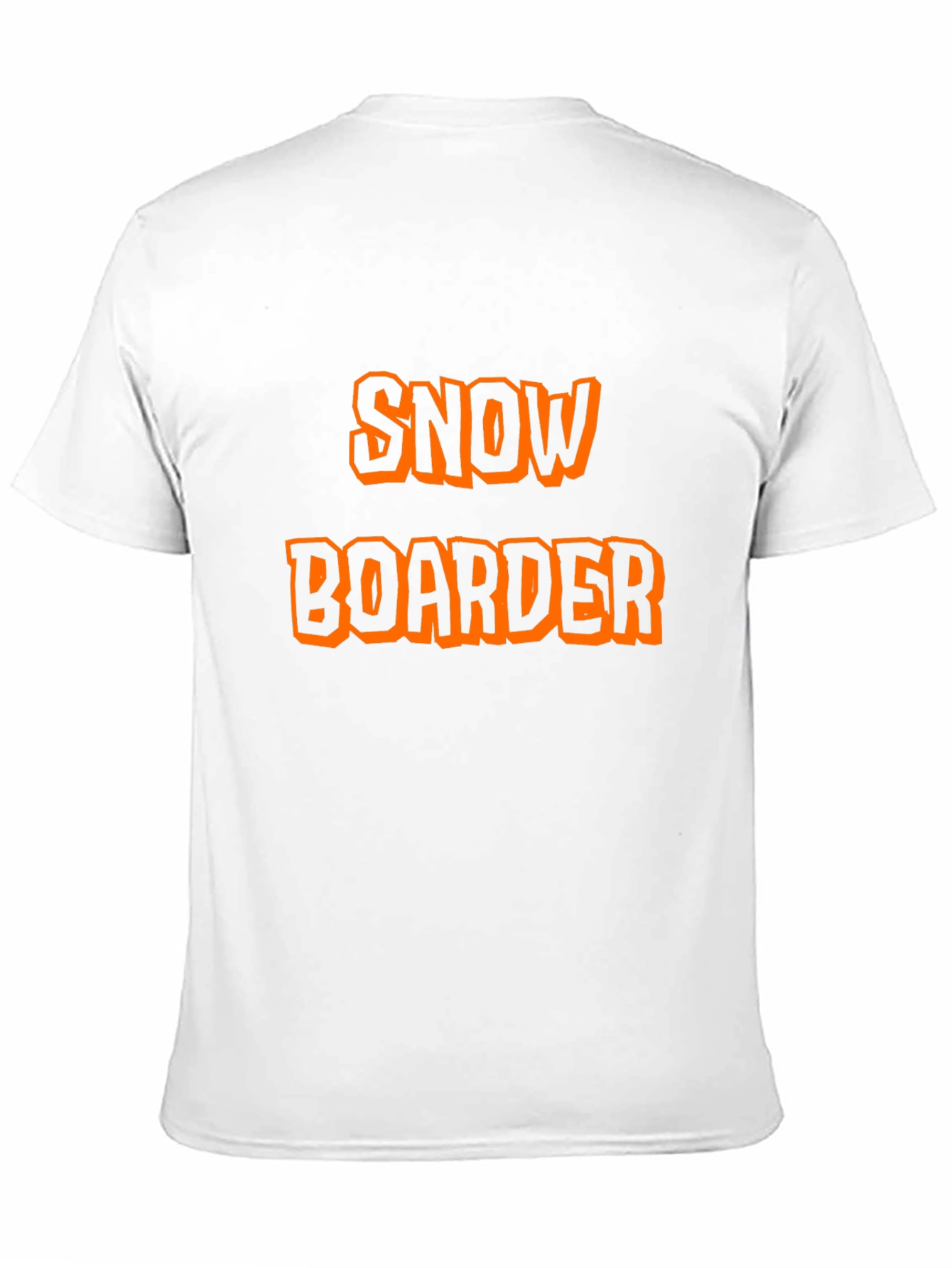 Snow Boarder Graphic T-Shirt Black