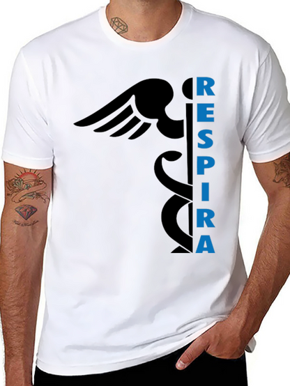 Respire Medical Symbol T-Shirt - Black