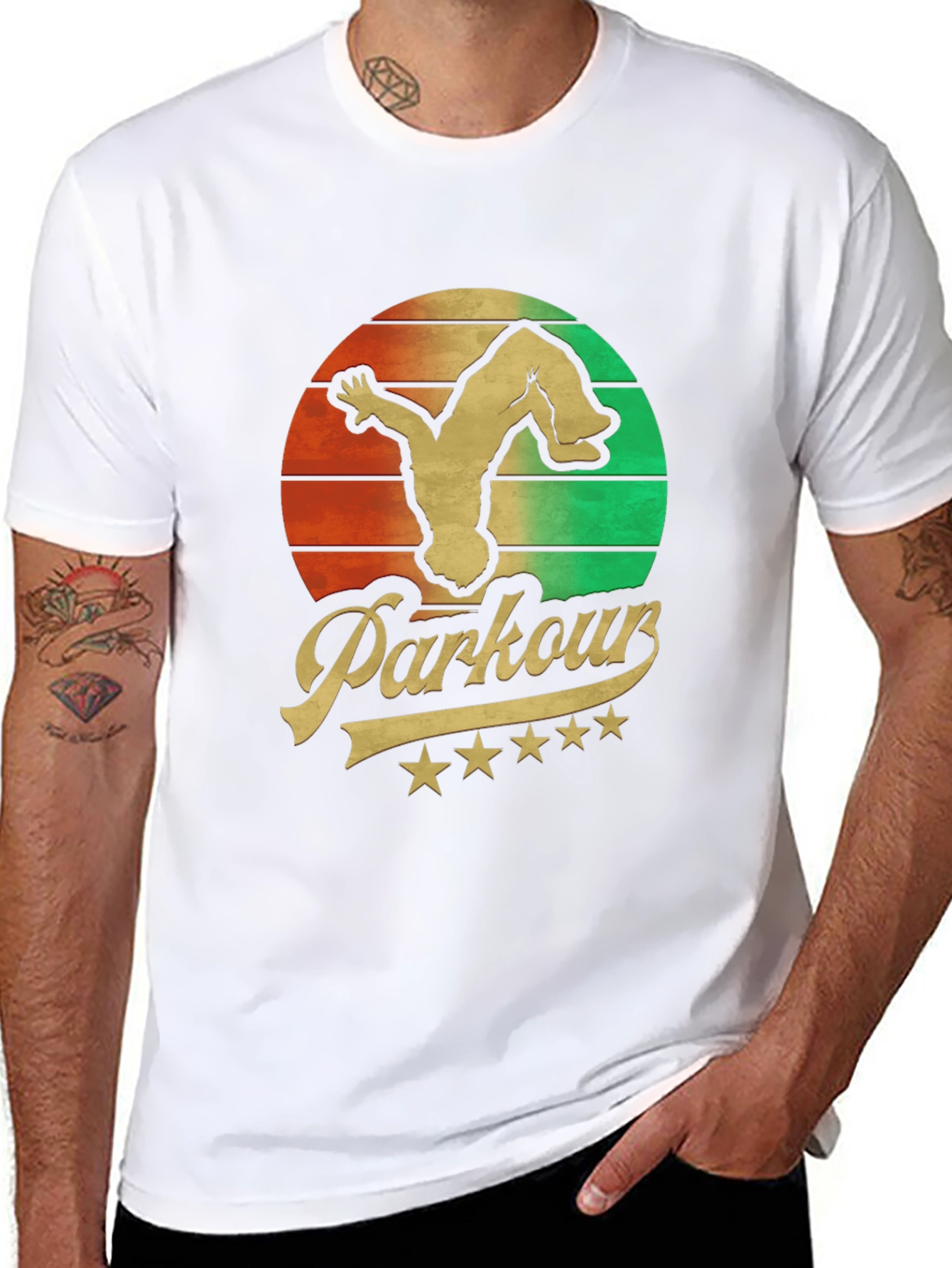 Parkour Retro T-Shirt - Urban Acrobatics Tee