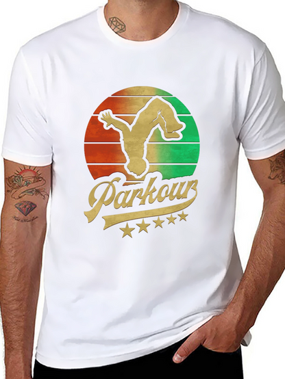 Parkour Retro T-Shirt - Urban Acrobatics Tee