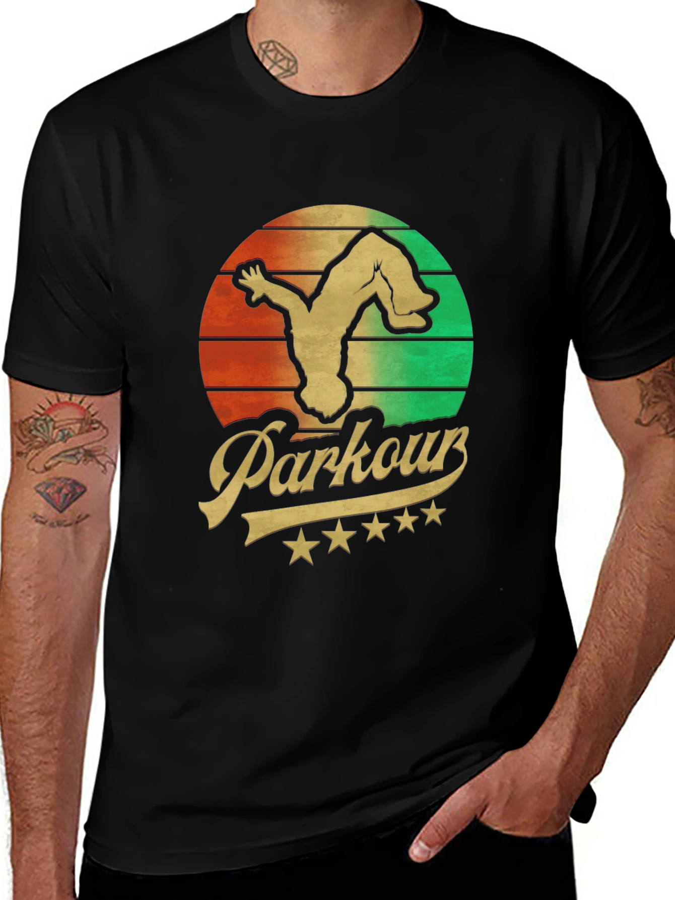 Parkour Retro T-Shirt - Urban Acrobatics Tee