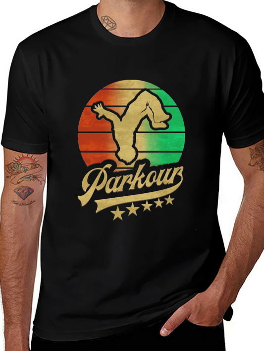 Parkour Retro T-Shirt - Urban Acrobatics Tee