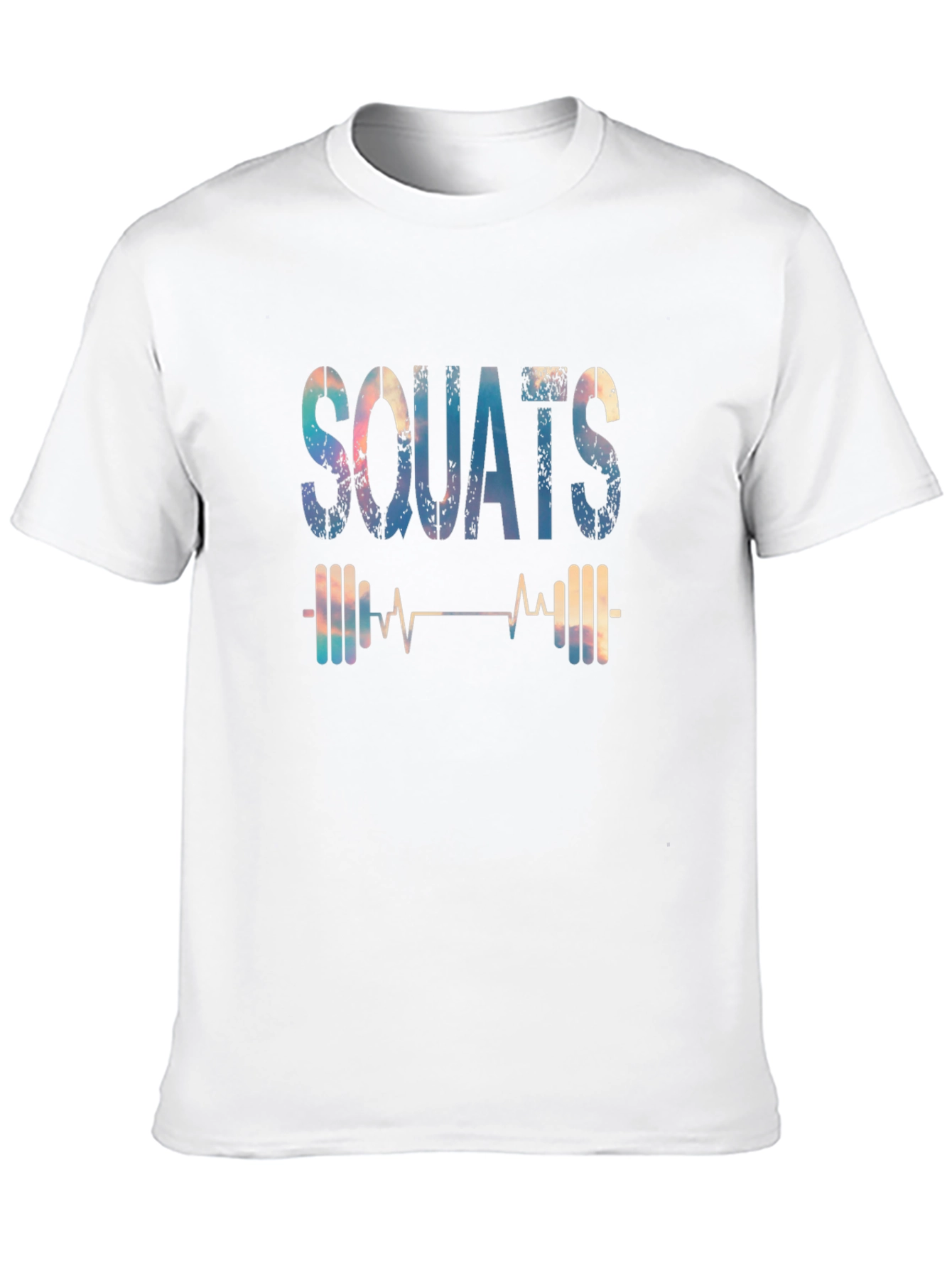 Squats Heartbeat Graphic T-Shirt