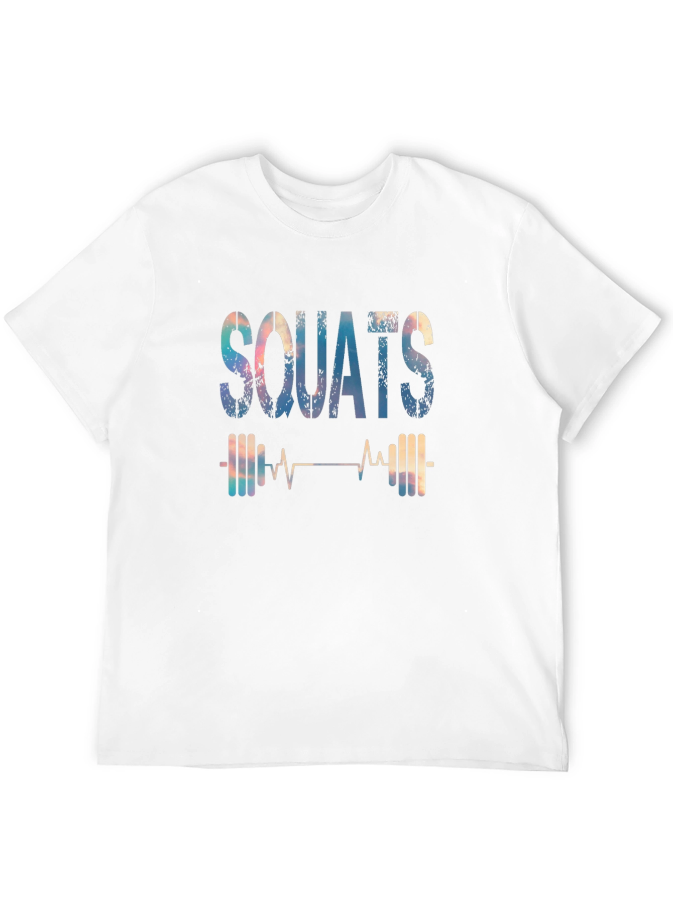 Squats Heartbeat Graphic T-Shirt