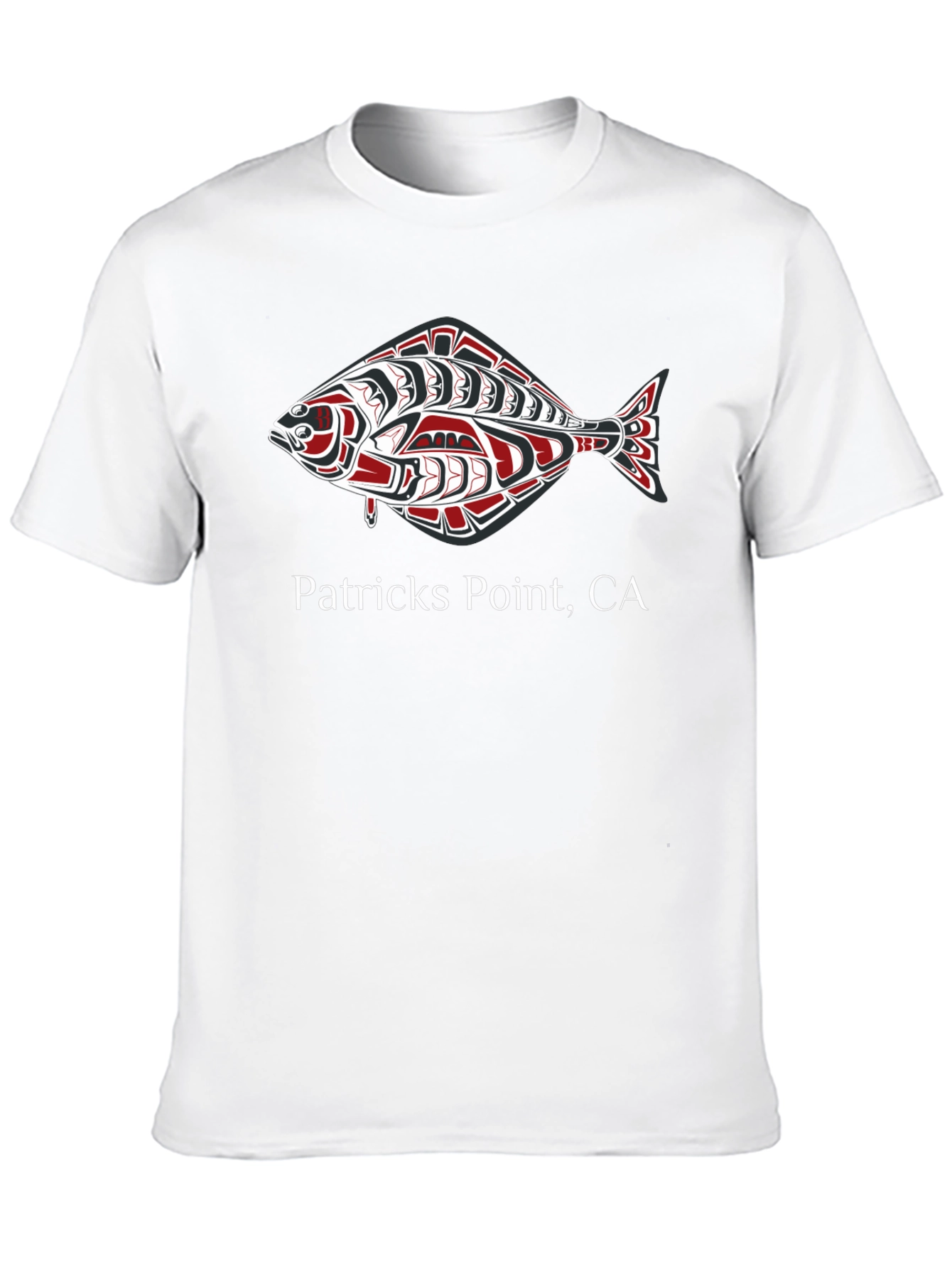 Patricks Point CA Fish Graphic Tee