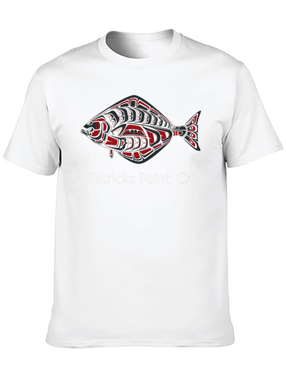 Patricks Point CA Fish Graphic Tee