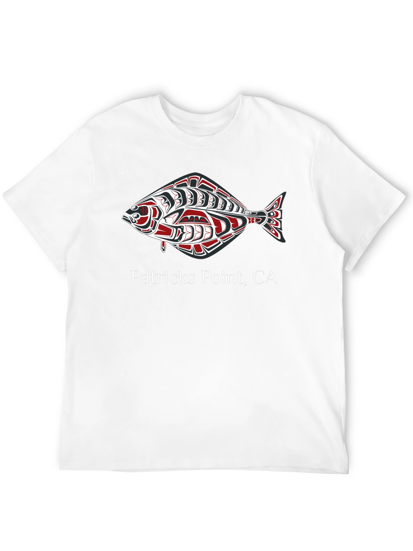 Patricks Point CA Fish Graphic Tee
