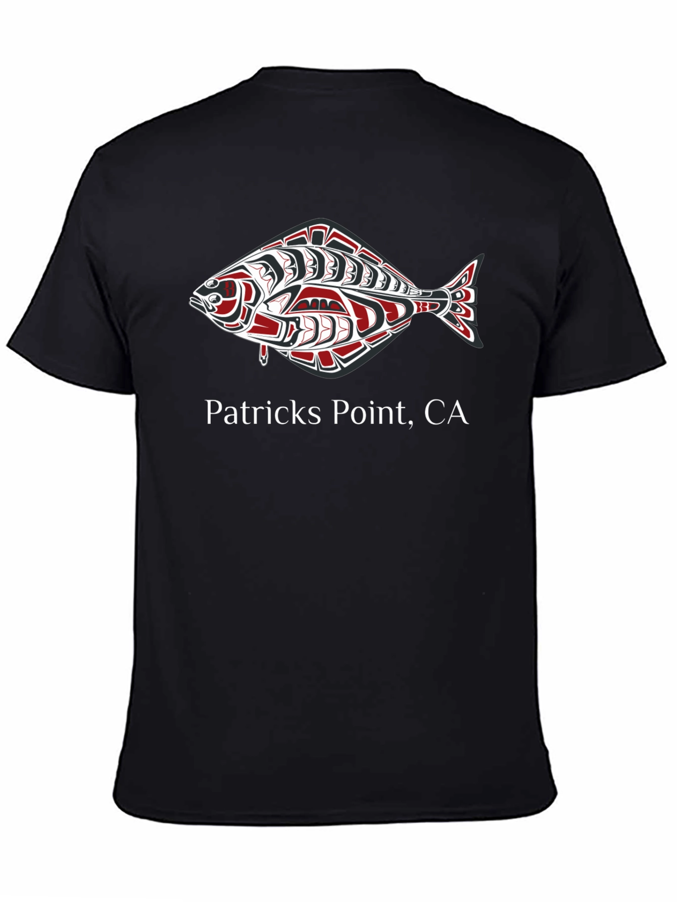 Patricks Point CA Fish Graphic Tee