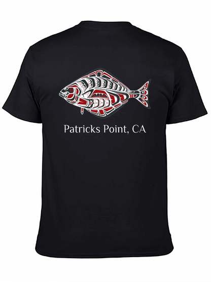 Patricks Point CA Fish Graphic Tee