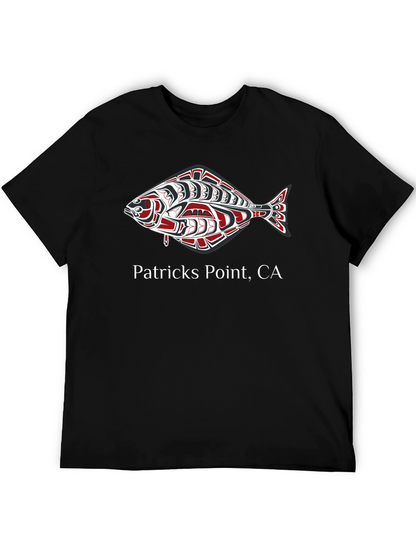 Patricks Point CA Fish Graphic Tee