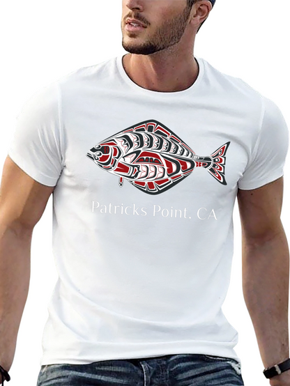 Patricks Point CA Fish Graphic Tee