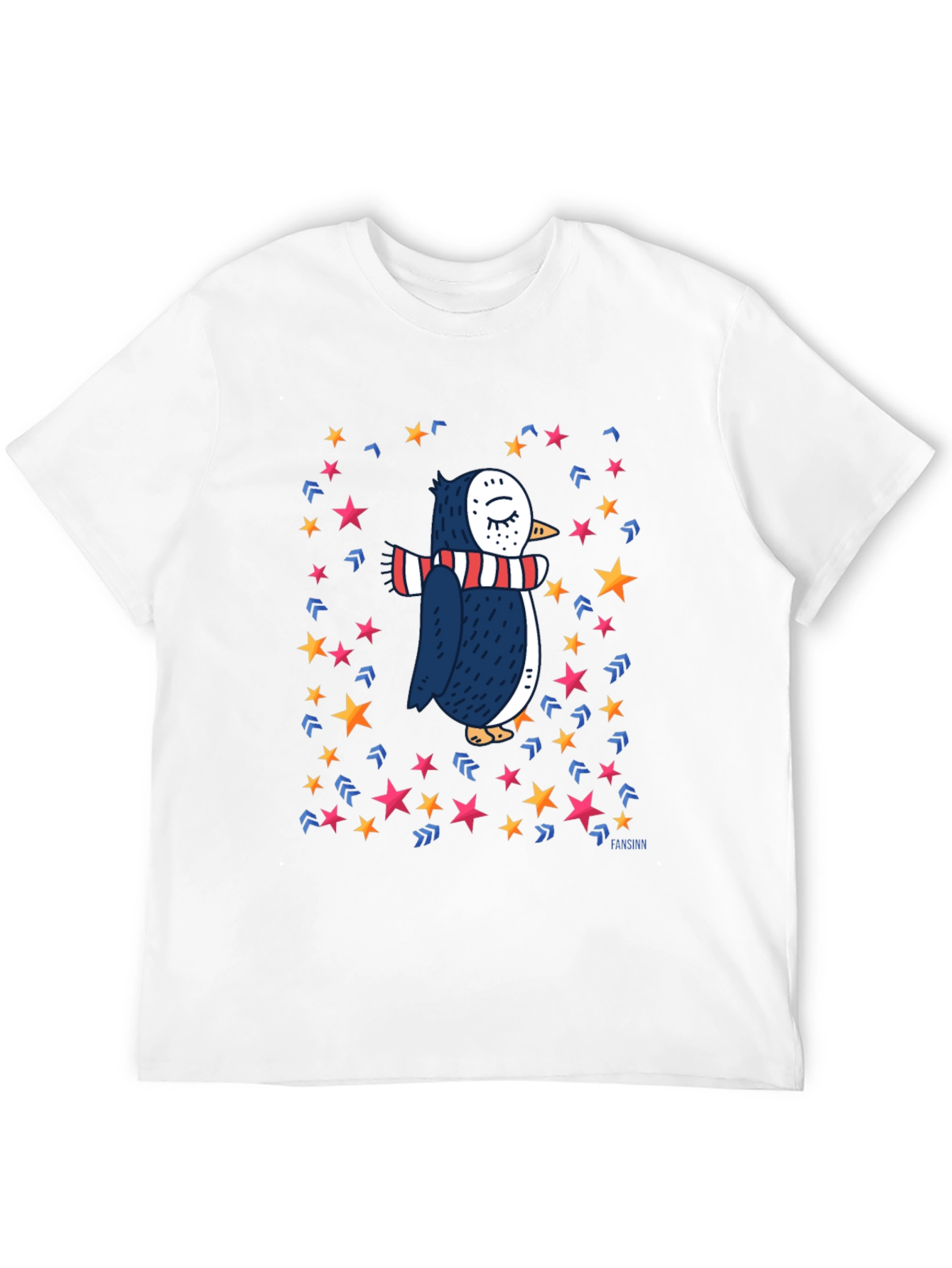 Penguin Star T-Shirt: Whimsical Winter Style