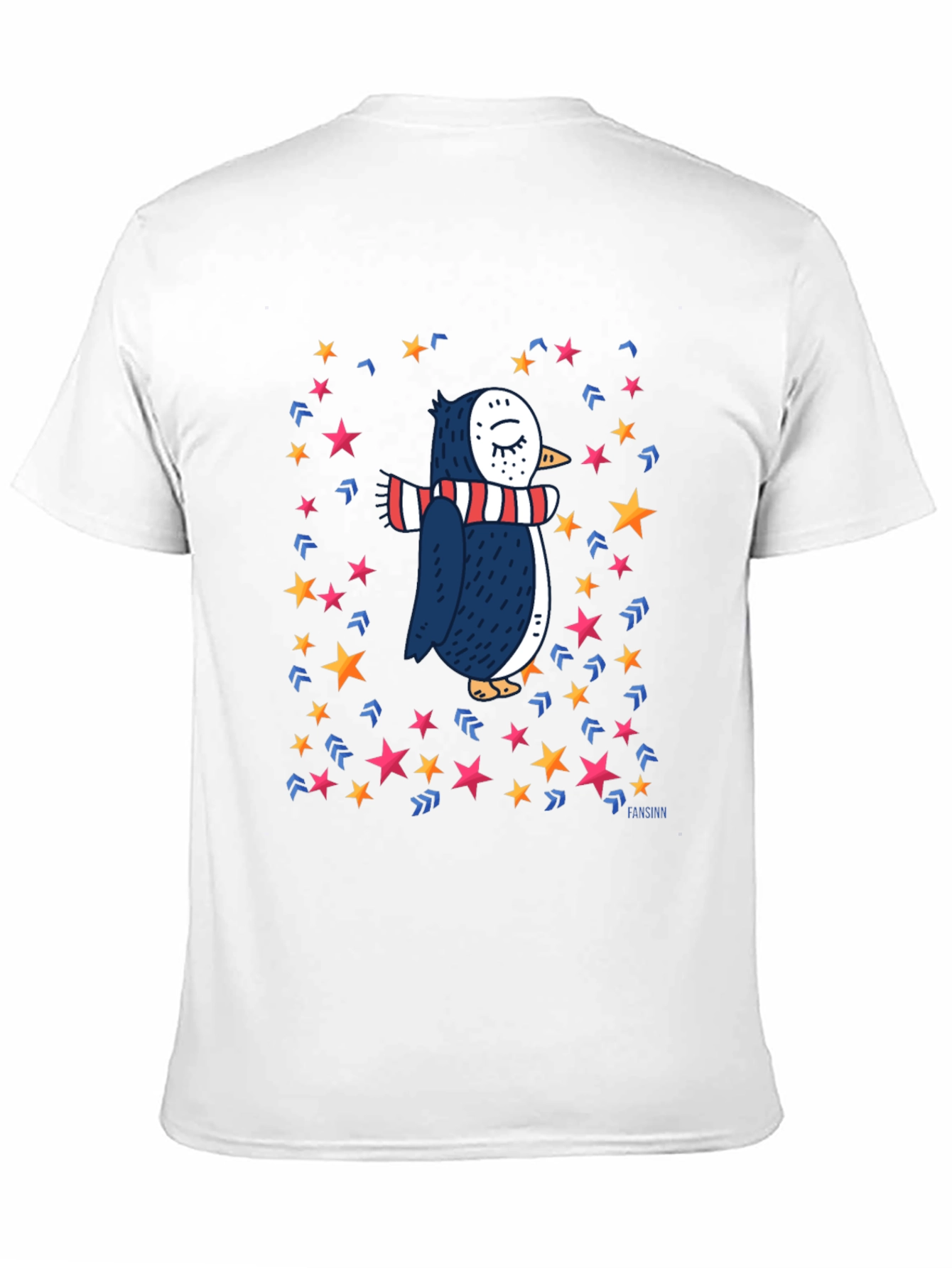 Penguin Star T-Shirt: Whimsical Winter Style