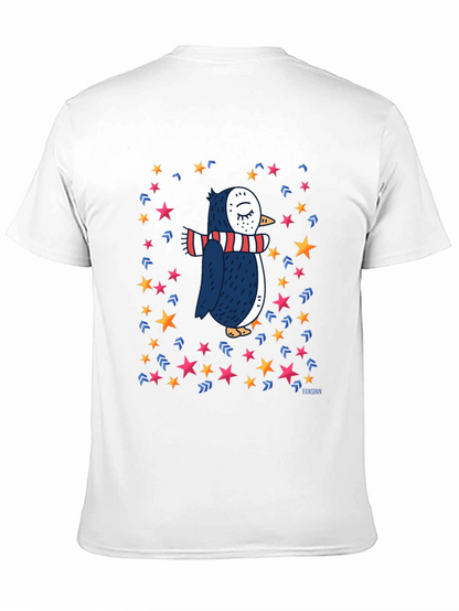 Penguin Star T-Shirt: Whimsical Winter Style