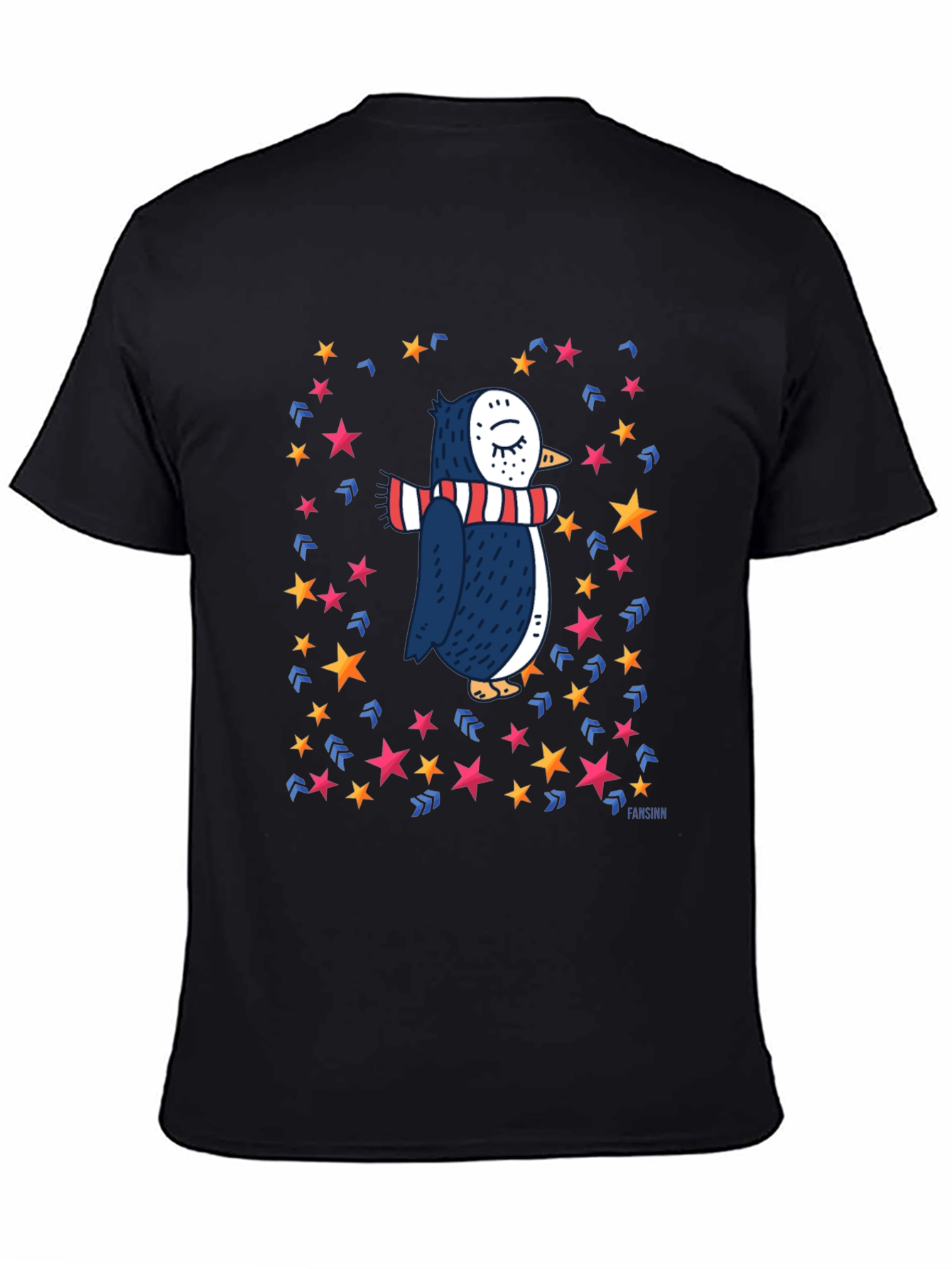 Penguin Star T-Shirt: Whimsical Winter Style