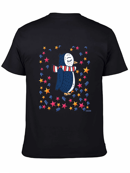 Penguin Star T-Shirt: Whimsical Winter Style