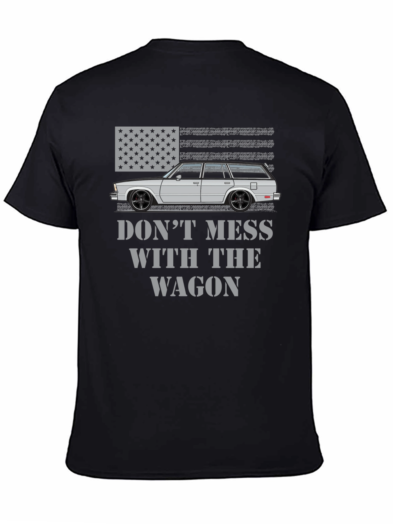 Dont Mess With The Wagon American Flag T-Shirt