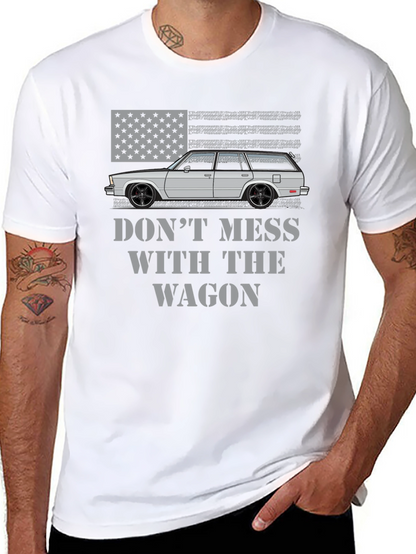 Dont Mess With The Wagon American Flag T-Shirt