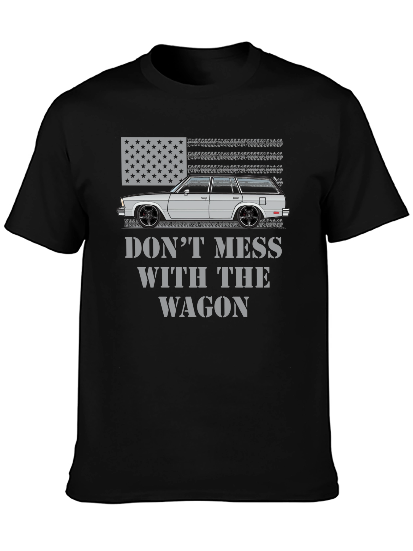 Dont Mess With The Wagon American Flag T-Shirt