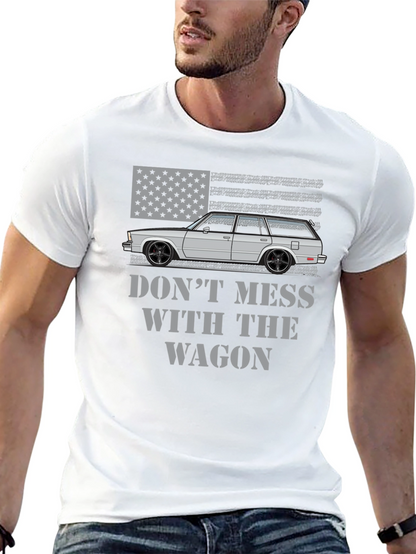 Dont Mess With The Wagon American Flag T-Shirt
