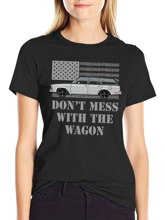 Dont Mess With The Wagon American Flag T-Shirt