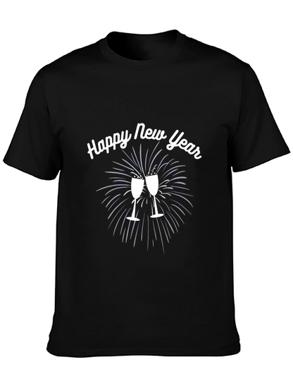 Happy New Year Celebration Graphic Tee
