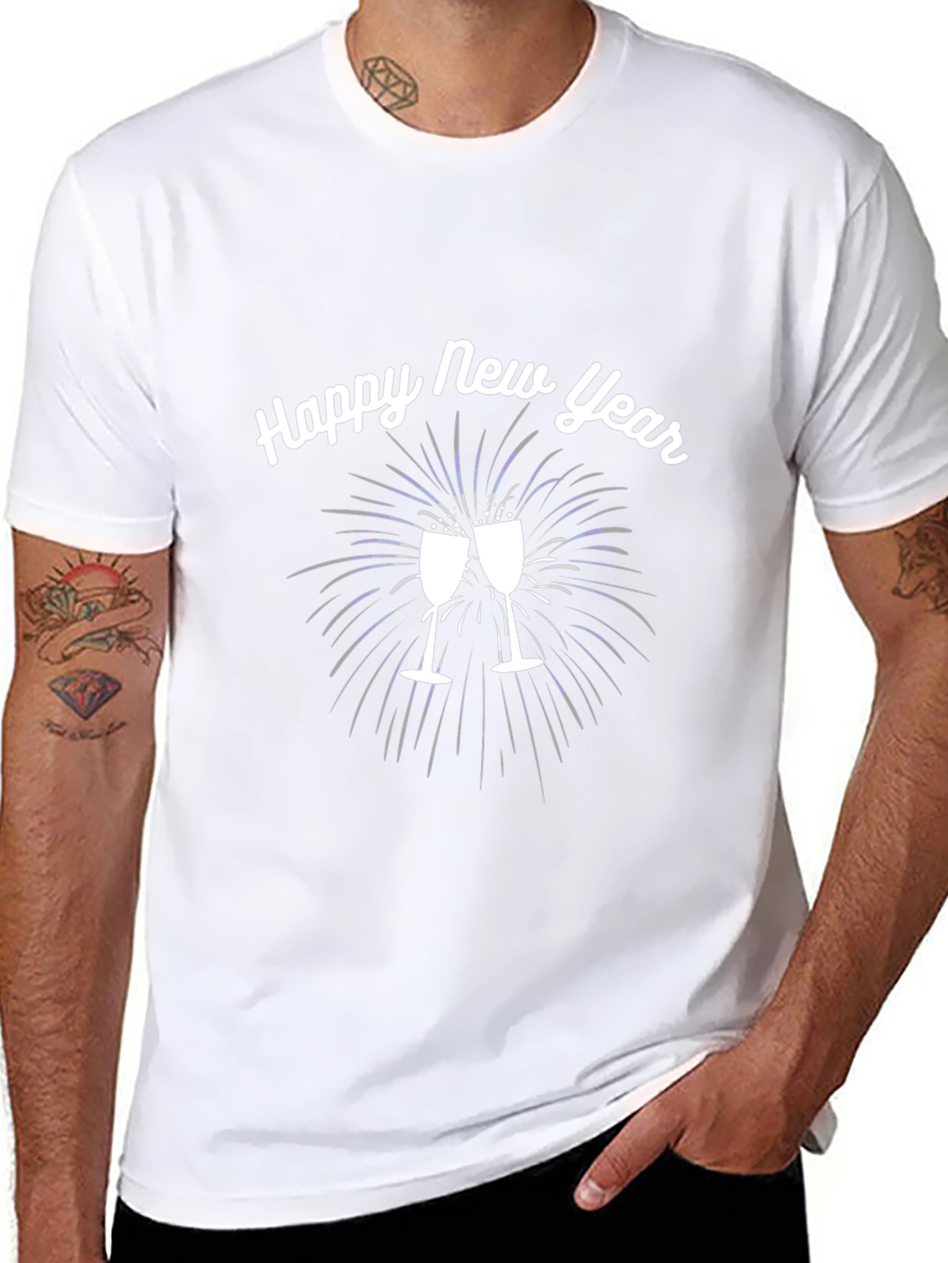 Happy New Year Celebration Graphic Tee