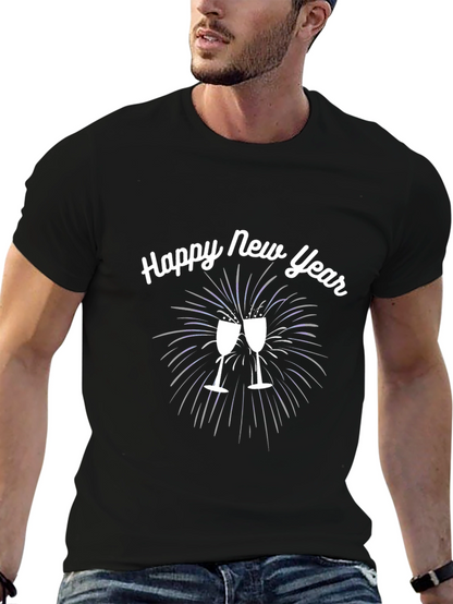 Happy New Year Celebration Graphic Tee