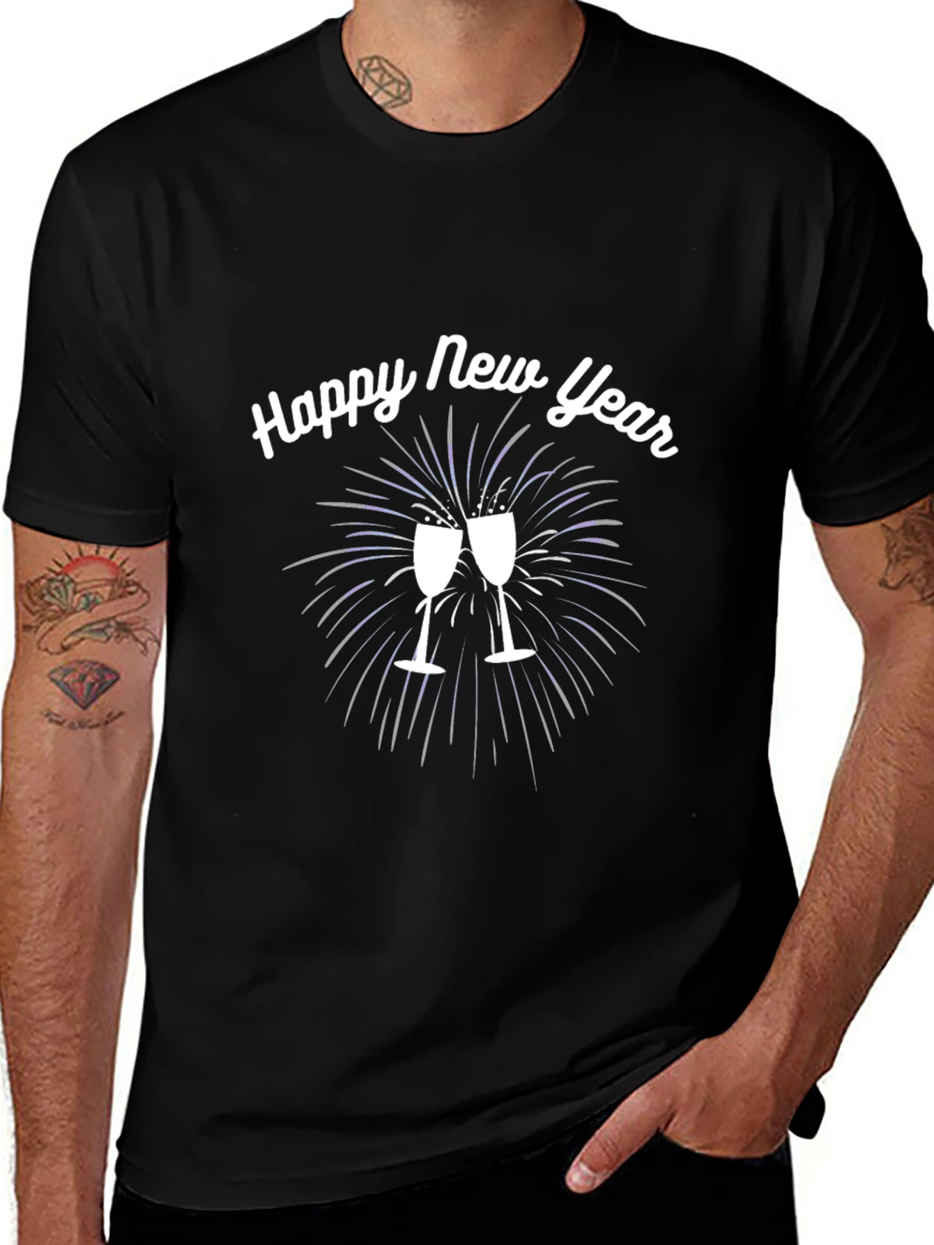 Happy New Year Celebration Graphic Tee