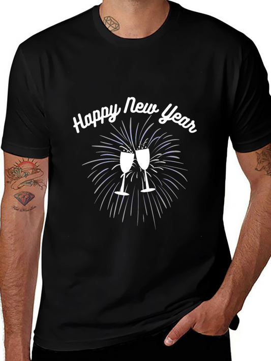 Happy New Year Celebration Graphic Tee