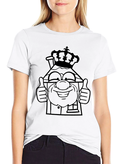 Crown House T-Shirt - Black Graphic Tee