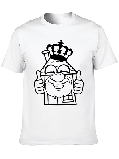 Crown House T-Shirt - Black Graphic Tee