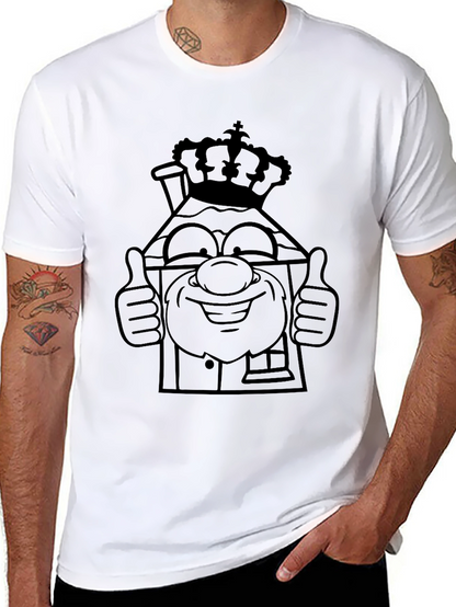 Crown House T-Shirt - Black Graphic Tee