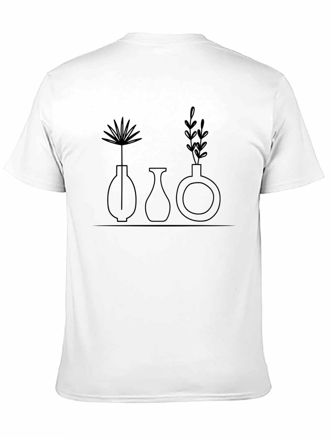 Minimalist Plant Vase Graphic Tee