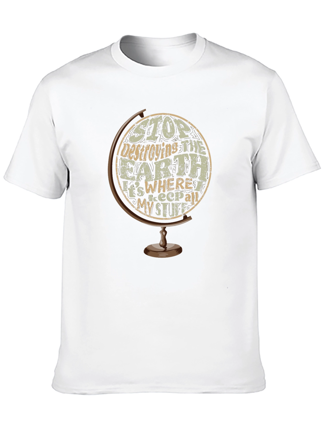 Stop Destroying Earth Graphic Tee