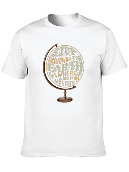 Stop Destroying Earth Graphic Tee