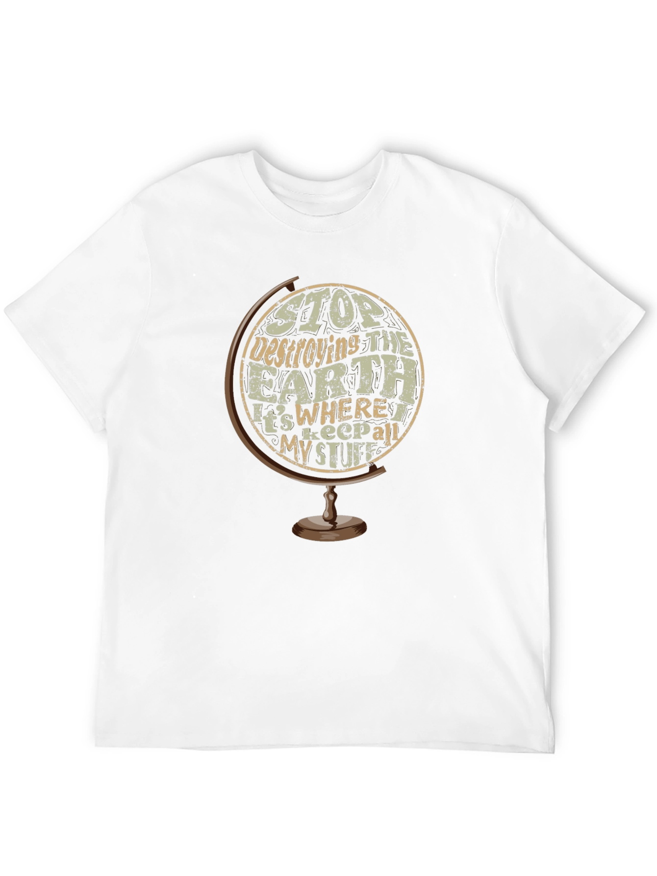 Stop Destroying Earth Graphic Tee