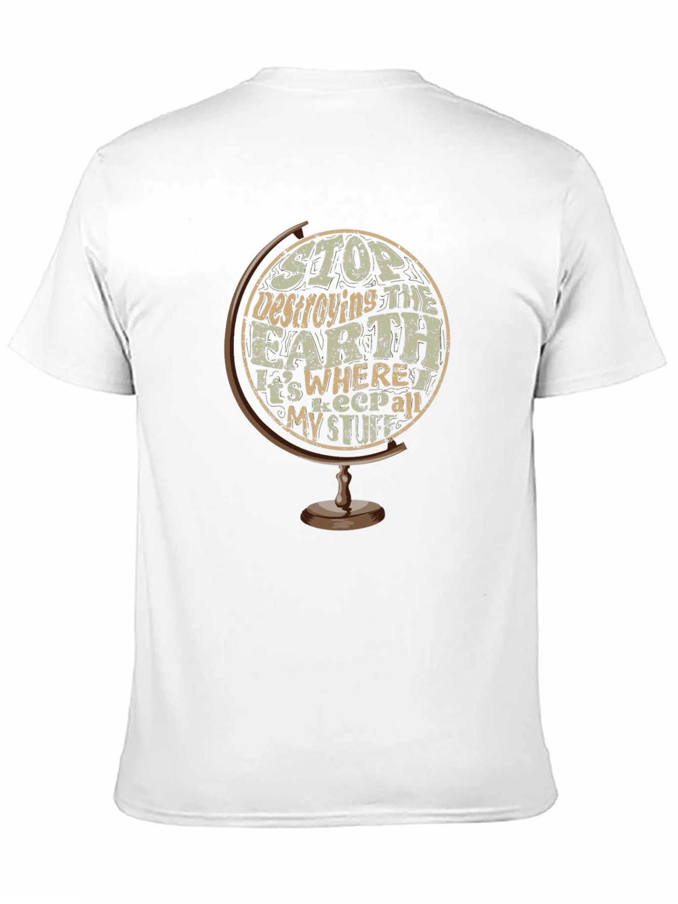 Stop Destroying Earth Graphic Tee