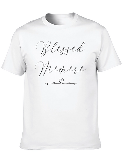 Blessed Memere Black T-Shirt