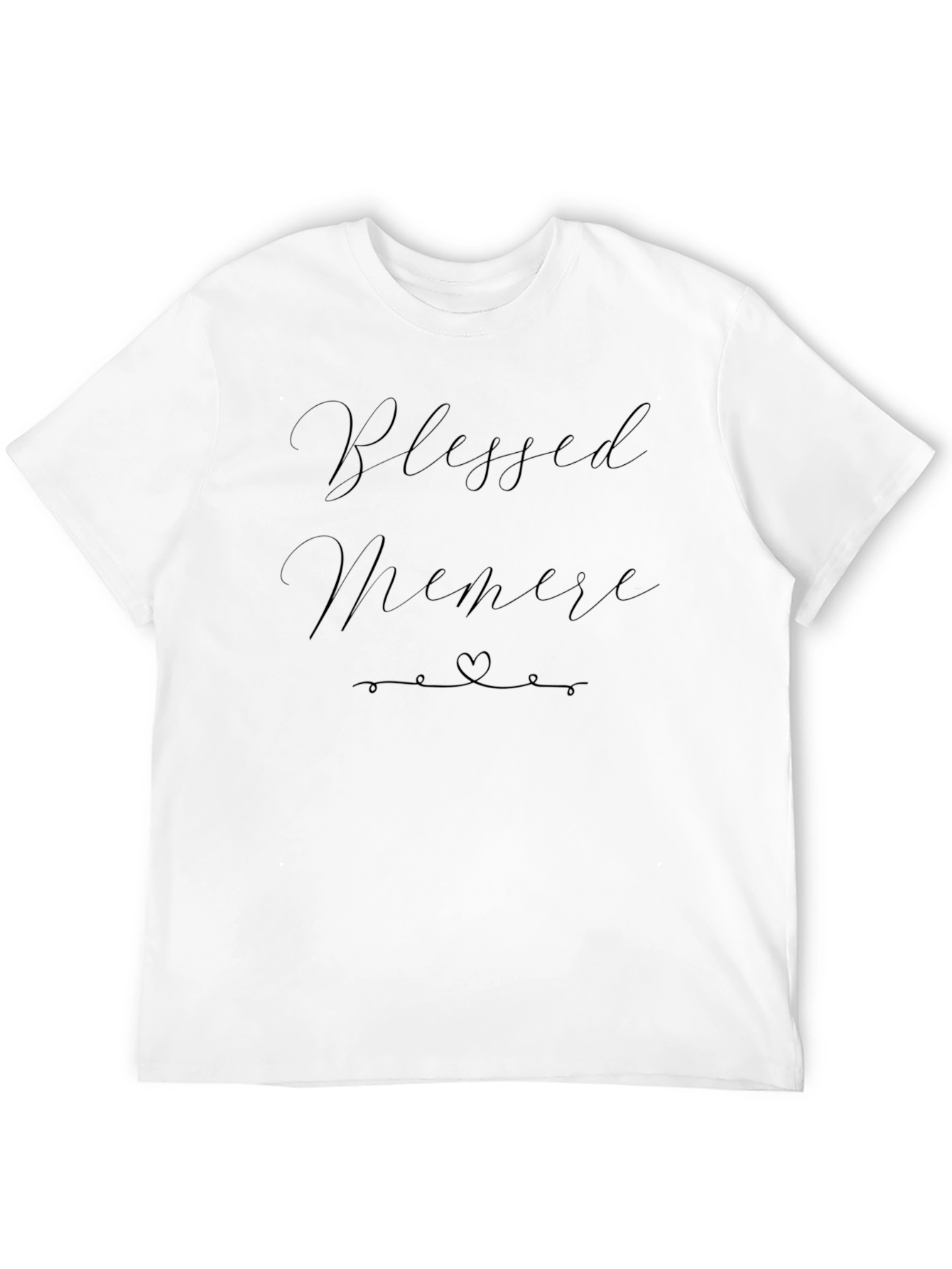 Blessed Memere Black T-Shirt