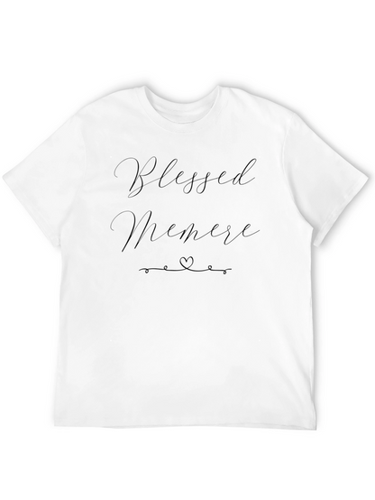 Blessed Memere Black T-Shirt