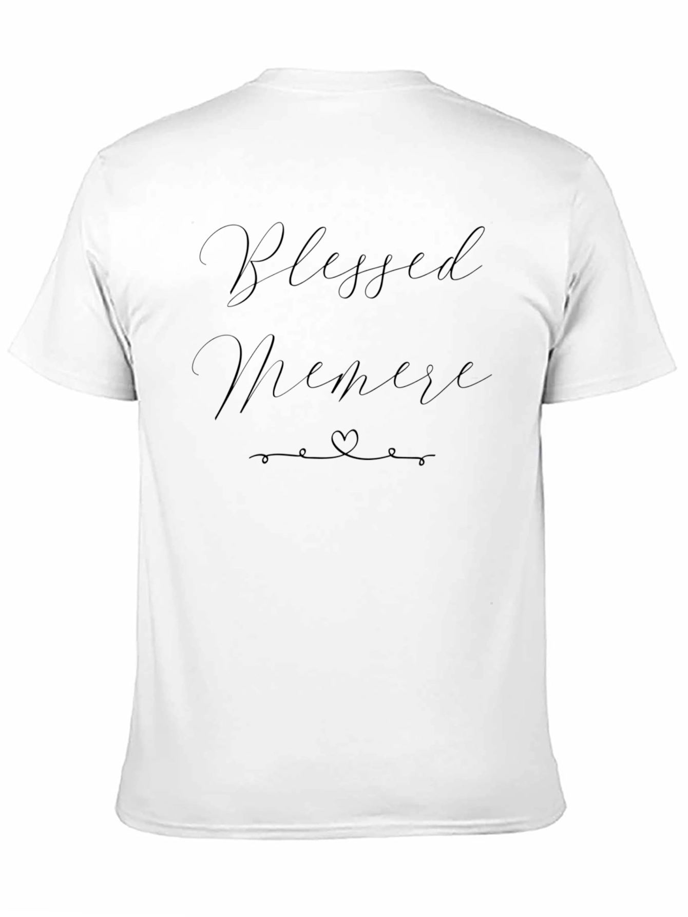 Blessed Memere Black T-Shirt