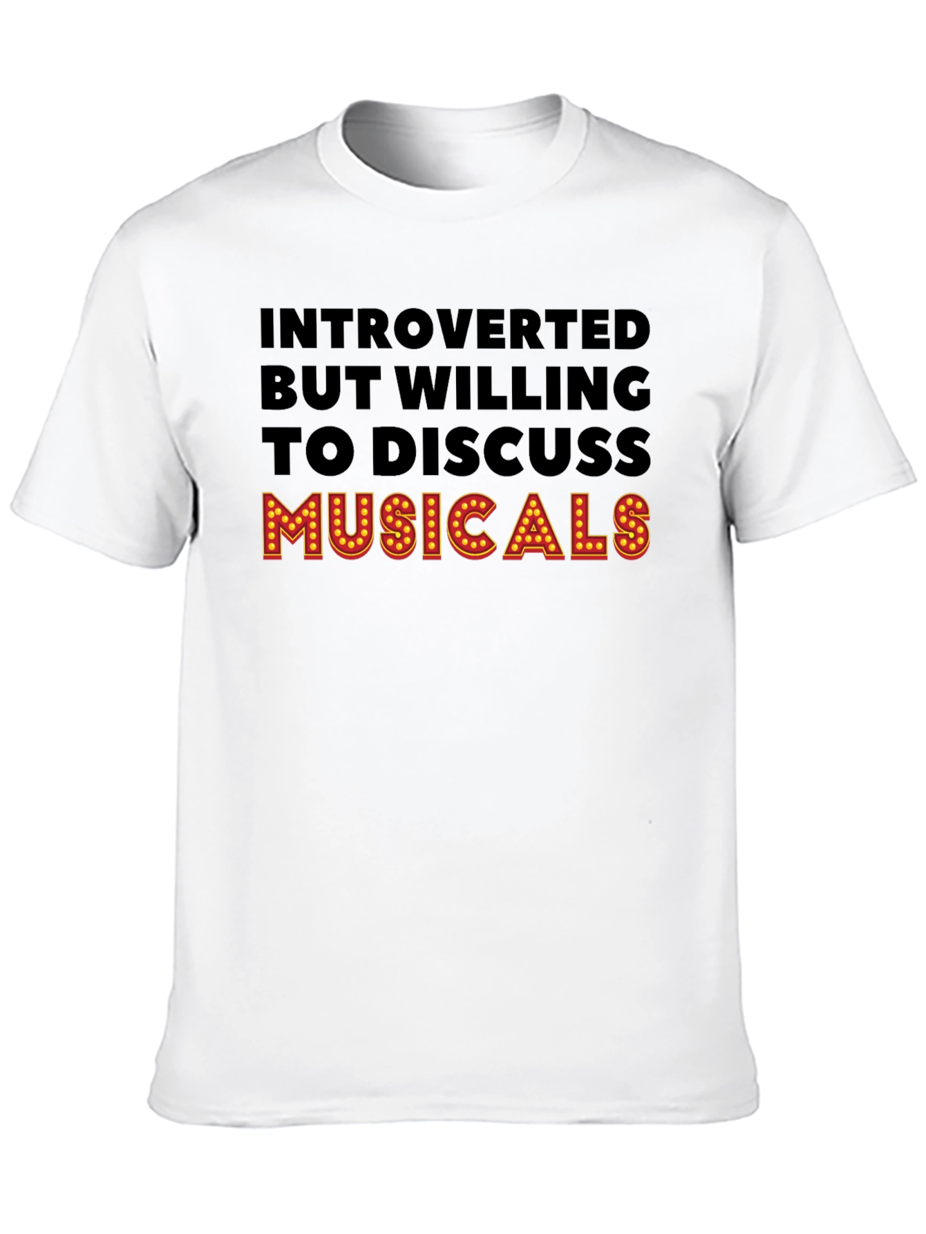 Introverted Musicals Graphic T-Shirt