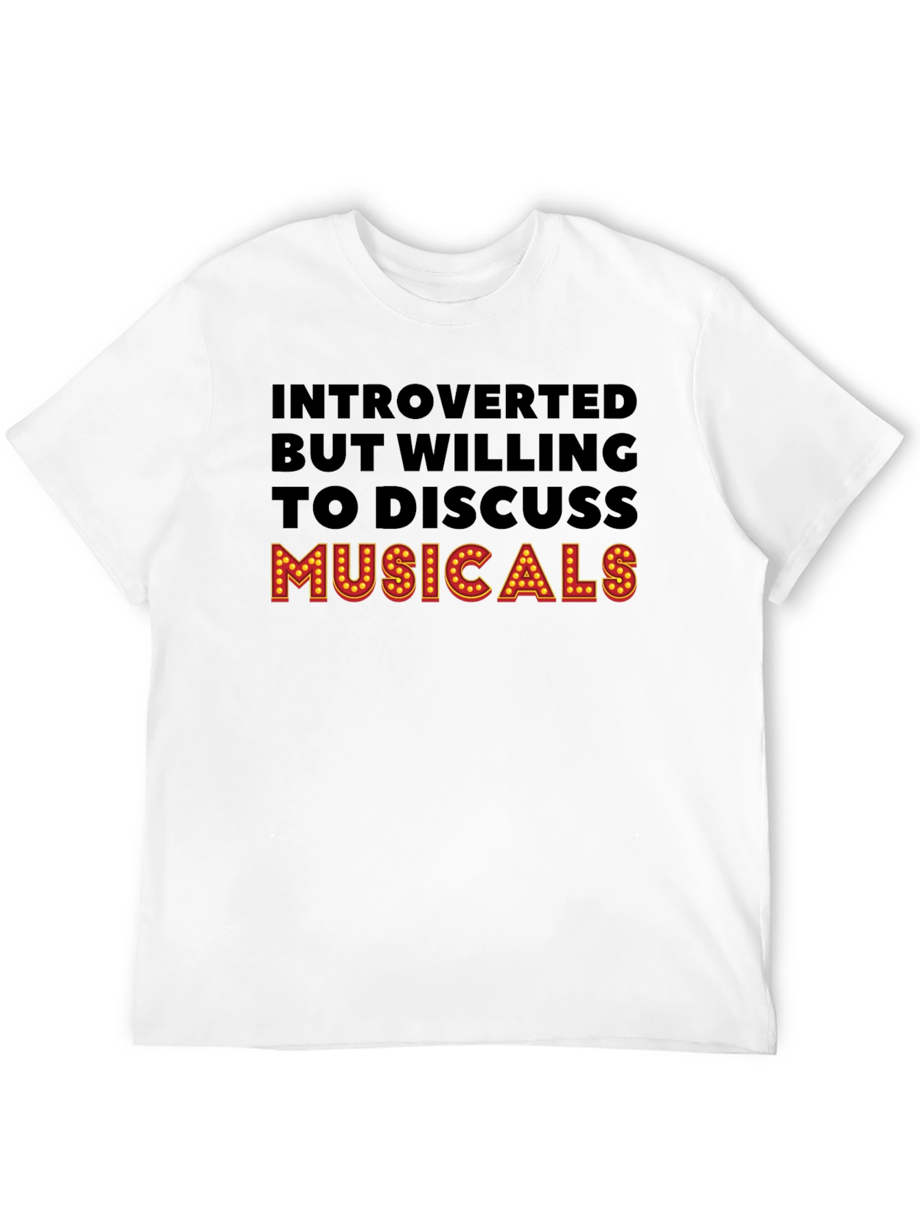 Introverted Musicals Graphic T-Shirt