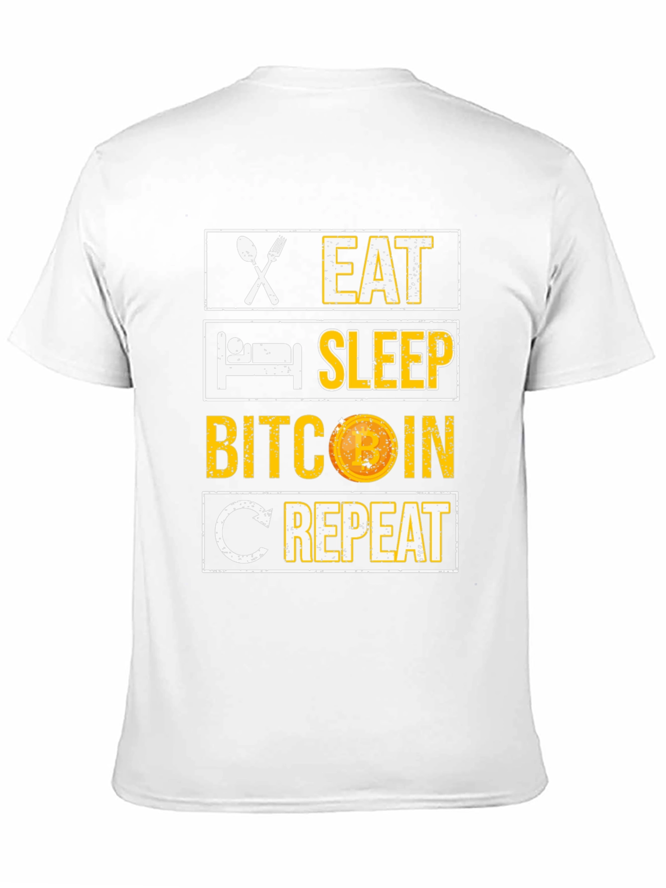 Eat Sleep Bitcoin Repeat Graphic Tee