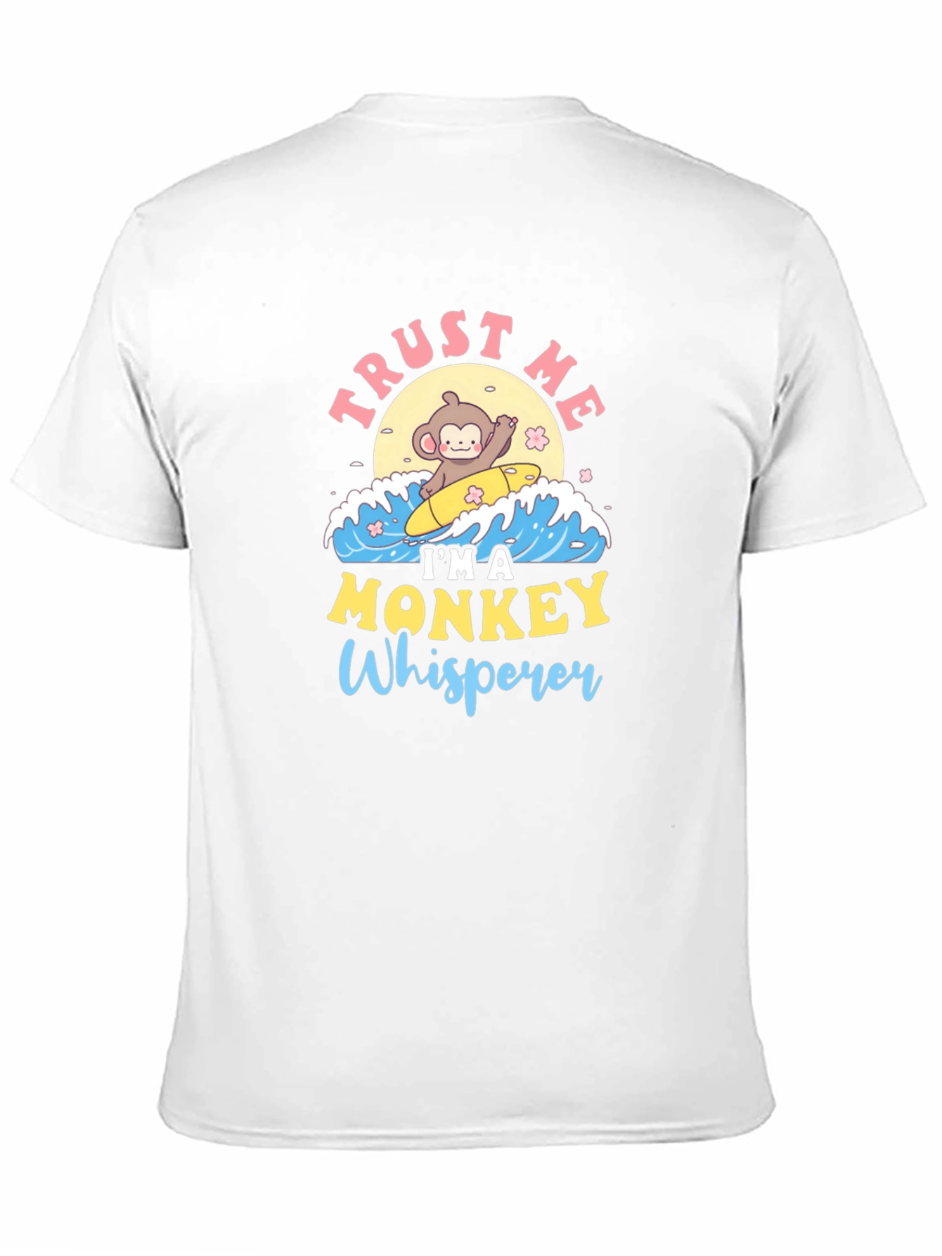 Monkey Whisperer T-Shirt - Cute Surfing Monkey Design