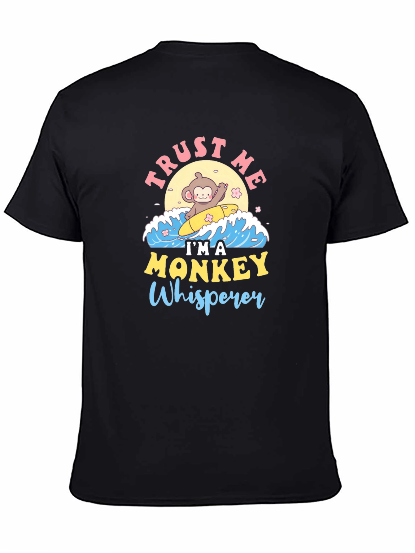 Monkey Whisperer T-Shirt - Cute Surfing Monkey Design