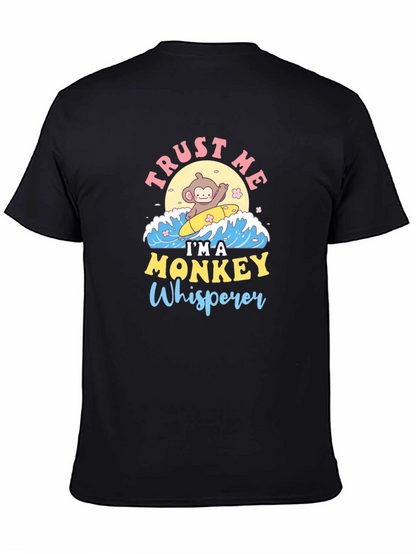Monkey Whisperer T-Shirt - Cute Surfing Monkey Design