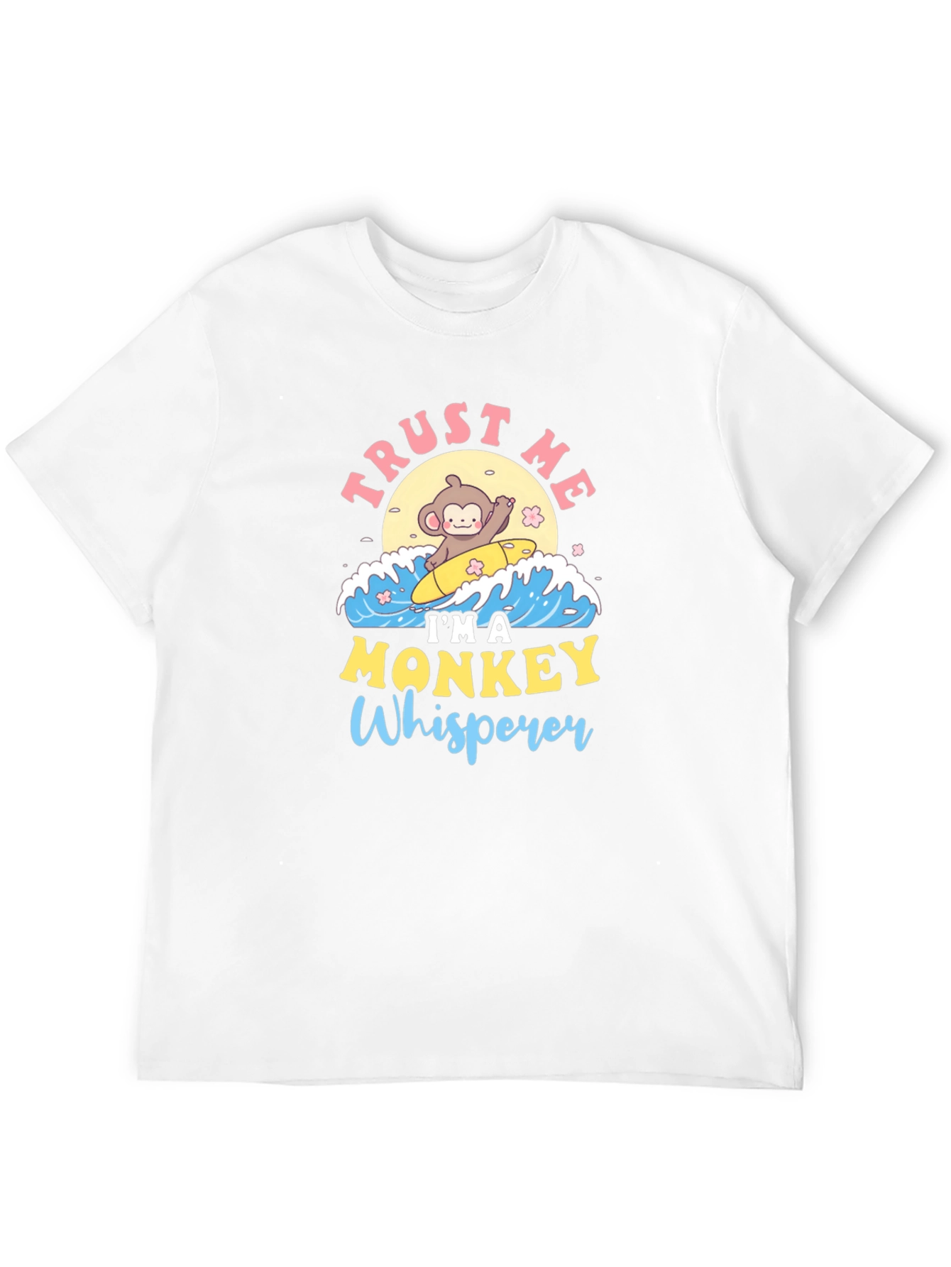 Monkey Whisperer T-Shirt - Cute Surfing Monkey Design