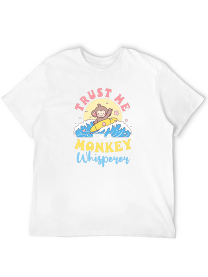 Monkey Whisperer T-Shirt - Cute Surfing Monkey Design